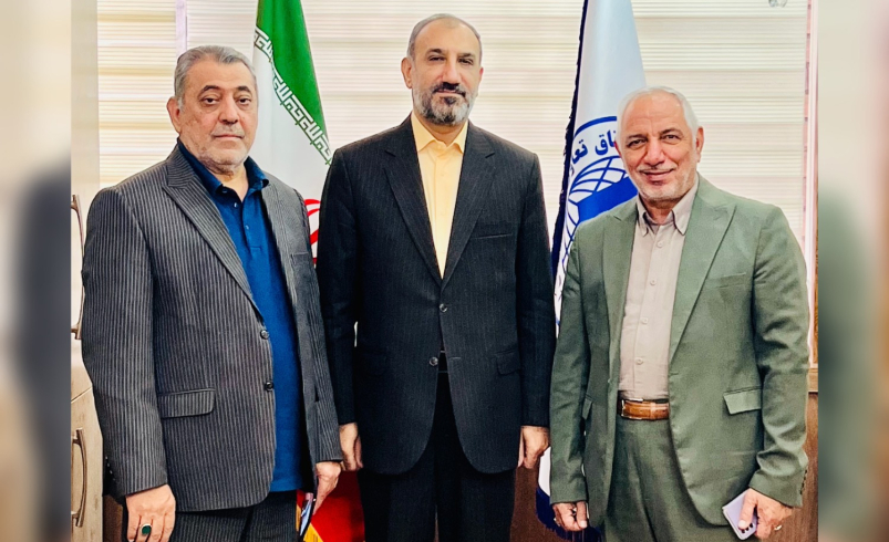 دیدار مدیران اتحادیه‌های سراسری فولاد و حمل‌ونقل درون‌شهری با رئیس اتاق تعاون استان تهران
